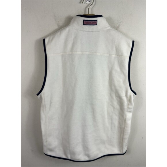 Vineyard Vines Vest Mens M Fleece Full Zip Sleeveless Outdoors - Picture 6 of 9